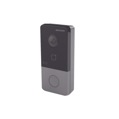 Videoportero IP 2 Megapixel   PoE Estandar   IP65    Apertura desde Hik-connect   Soporta 1 Departamento y Hasta 6 Monitores   Soporta Tarjetas Mifare   1 Salida Relay