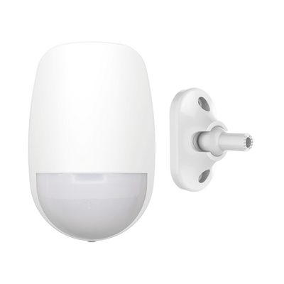 (AX PRO) Detector PIR Inalámbrico de Doble Tecnología   Inmunidad a Mascotas   Rango de Detección de 12 mts   Angulo de 85.9° de Cobertura + Montaje Universal