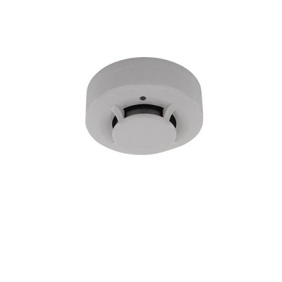 Detector de Humo Fotoeléctrico No Direccionable de 4 Hilos   Ideal para Cualquier Panel de Alarma Cableado   Indicadores LED