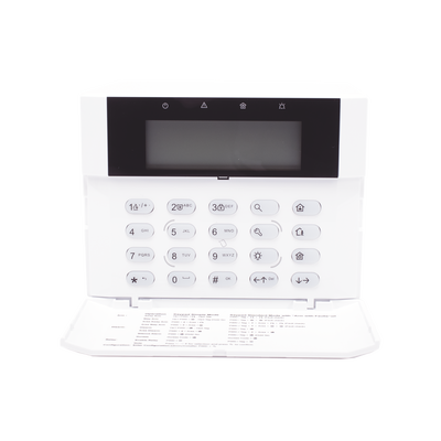 (AX HYBRID PRO) Teclado Compatible con el Panel Hybrid Pro Hikvision DS-PHA64-LP y DS-PHA64-LP(B)   Pantalla LCD   2 zonas cableadas   1 salida de alarma   64 Llaveros