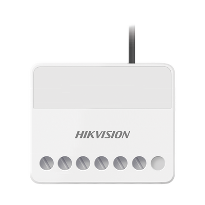 (AX PRO) Relevador Inalámbrico   1 Entrada de Alarma 24 7   1 Salida de Relevador 0 a 36 Vcc (Max. 5 A)