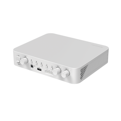 Amplificador una Zona   2 Canales   30 W por Canal   Conexión Bluetooth   Salida 4-8 Ω x 2   100V COM x 2   Uso Interior