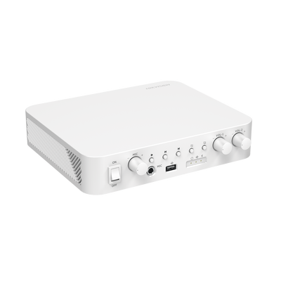 Amplificador una Zona   2 Canales   30 W por Canal   Conexión Bluetooth   Salida 4-8 Ω x 2   100V COM x 2   Uso Interior