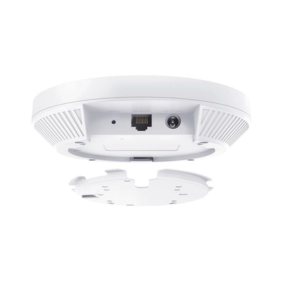 Punto de Acceso Omada   Wi-Fi 6 AX1800 MU-MIMO 2x2   Mesh Omada   Alta Densidad de Usuarios   Configuración por Controlador o Stand-Alone   Para Montaje en Techo pared   Alimentación PoE+