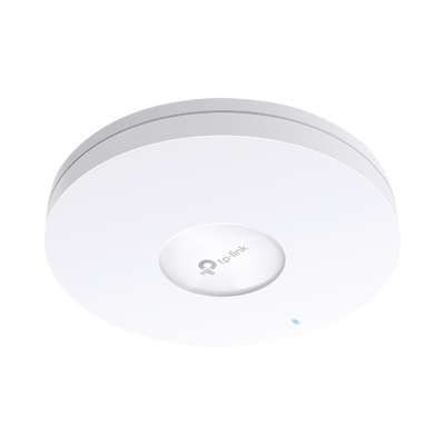 Punto de Acceso Omada   Wi-Fi 6 AX1800 MU-MIMO 2X2   Omada Mesh   Alta Densidad de Usuarios   Configuración por Controlador o Stand-Alone   Para Montaje en Techo-pared   Alimentación PoE+