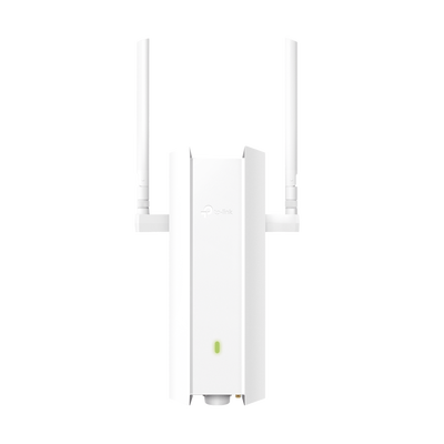 Punto de Acceso Omada Exterior   Wi-Fi 6 AX1800 MU-MIMO 2x2   Mesh Omada   Alta Densidad de Usuarios   Carcasa Resistente IP67   Configuración por Controlador o Stand-Alone   Para Montaje en Mástil  Pared   Alimentación PoE+