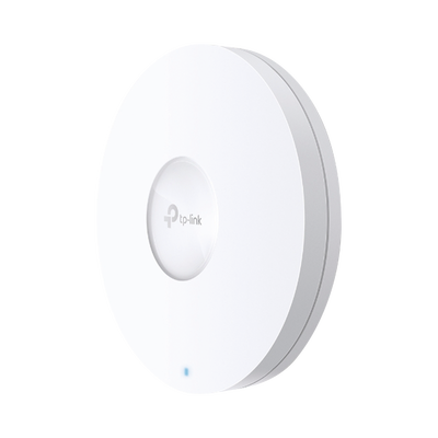 Punto de Acceso Omada   Wi-Fi 6 AX3600 MU-MIMO 4x4   Alta Densidad de Usuarios   Configuración por Controlador o Stand-Alone   Para Montaje en Techo pared.   Alimentación PoE+