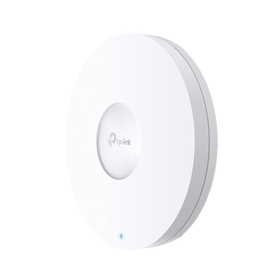 Punto de Acceso Omada   Wi-Fi 6 AX5400 MU-MIMO 4x4    Mesh Omada   Alta Densidad de Usuarios   Configuración por Controlador o Stand-Alone   Para Montaje en Techo pared   Alimentación PoE+