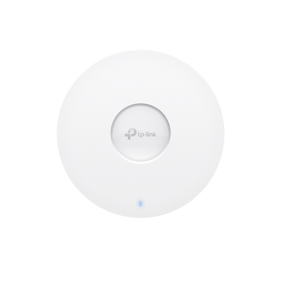 Punto de Acceso Omada   Wi-Fi 6 AX5400 MU-MIMO 4x4    Mesh Omada   Alta Densidad de Usuarios   Configuración por Controlador o Stand-Alone   Para Montaje en Techo pared   Alimentación PoE+