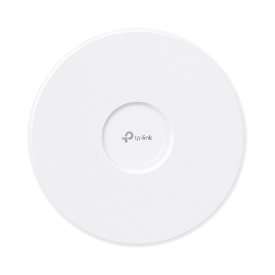 Punto de Acceso Omada   Wi-Fi 7 BE10000 MU-MIMO 2x2   1 Puerto 10 Gbps   Mesh Omada   Operaciones Multiencale (MLO)   Configuración por Controlador o Stand-Alone   Para Montaje en Techo pared   Alimentación PoE+