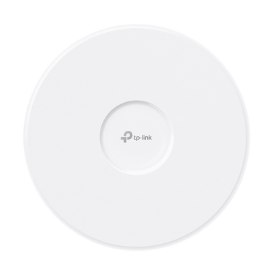 Punto de Acceso Omada   Wi-Fi 7 BE22000 MU-MIMO 4x4   2 Puertos 10 Gbps   Mesh Omada   Operaciones Multiencale (MLO)   Configuración por Controlador o Stand-Alone   Para Montaje en Techo pared   Alimentación PoE++