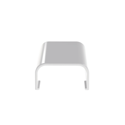 Tapa Final, para uso con canaleta LD5, material ABS, Color Blanco