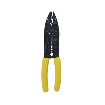 Pinza Cortacables   Pelacables 10 a 22 AWG con Plegador de Conectores.