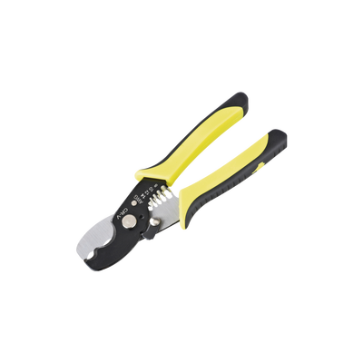 Pinza Pelacables (8-14 AWG) y Cortacables (2 0 AWG Max.) Diseño de Alta Precisión. Mango Ergonómico.