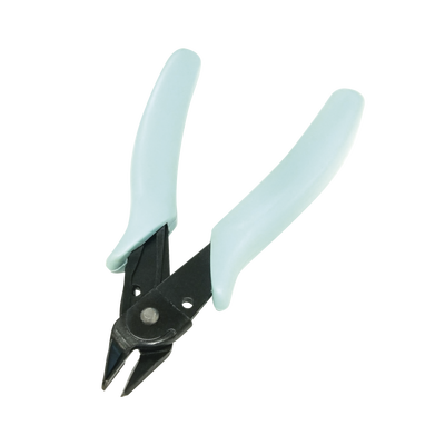 Pinza De Corte Micro de 5" (125 mm). Acero c mango Ergonómico de PVC. Uso Electrónico. Corte al Ras.