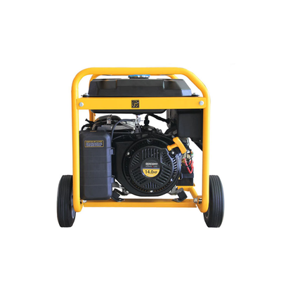 Generador a Gasolina   Planta de Emergencia de 6.5KW, 220Vac 2 Fases, Jaula con Ruedas para Fácil Traslado y Encendido Electrónico