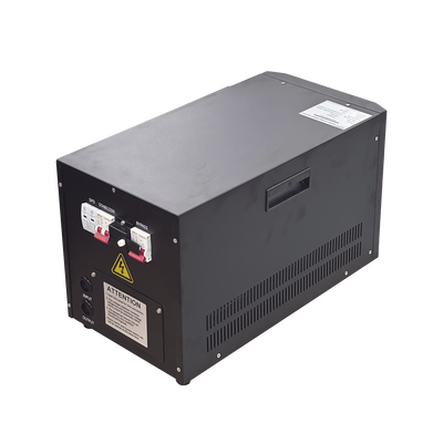 Regulador de Voltaje Industrial Bifásico 2 kVA 2 kW 220 V   Entrada 176-264 V Vca   Salida 215.6-224.4 Vca