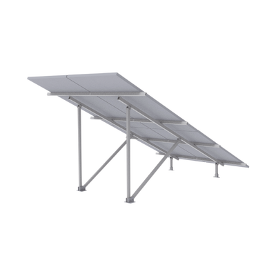 Montaje para Panel Solar, Riel de 2200mm para Módulos con Espesor de 35mm, Velocidad de Viento Máx. 136km h