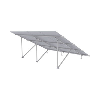 Montaje para Panel Solar, Riel de 2200mm para Módulos con Espesor de 35mm, Velocidad de Viento Máx. 136km h