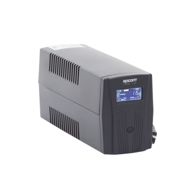 UPS de 600VA 360W   Topología Línea Interactiva   Entrada y Salida 120 Vca   Clavija NEMA 5-15P   4 Tomas NEMA 5-15R