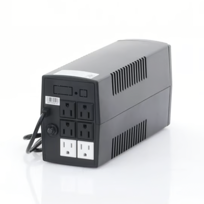 UPS de 850VA 510W   Topología Línea Interactiva   Entrada y Salida 120 Vca   Clavija NEMA 5-15P   6 Tomas NEMA 5-15R   Sin RJ11 ni RJ45
