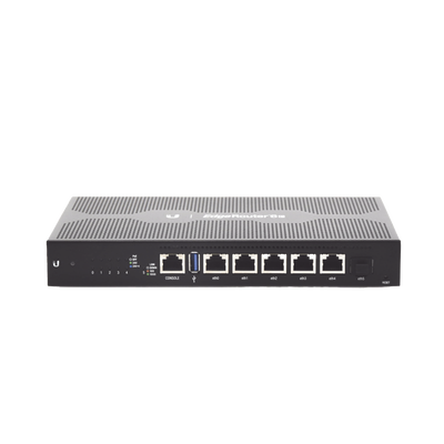EdgeRouter 6 PoE pasivo 24 V, con 5 puertos 10 100 1000 Mbps + 1 puerto SFP, con funciones avanzadas de ruteo