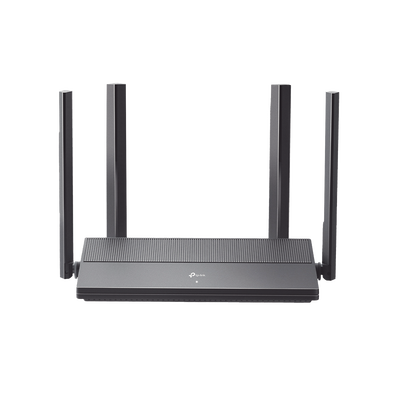 Router WiFi 6 AX 1500 Mbps   MU-MIMO 2X2 y OFDMA   1 Puerto WAN Gigabit   3 Puertos LAN Gigabit   Soporta IPV6 y TR-069   4 Antenas Beamforming   Seguridad WiFi WPA3