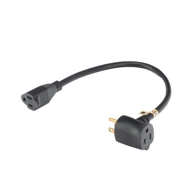 Extensión Eléctrica para Uso Rudo para Uso en "T"   Conexión NEMA 5-15   30 cm   1800 W