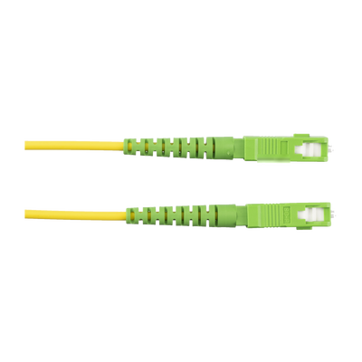 Jumper de Fibra Optica Monomodo 9 125 OS2, SC APC-SC APC Simplex, OFNR (Riser), Color Amarillo, 1 Metro