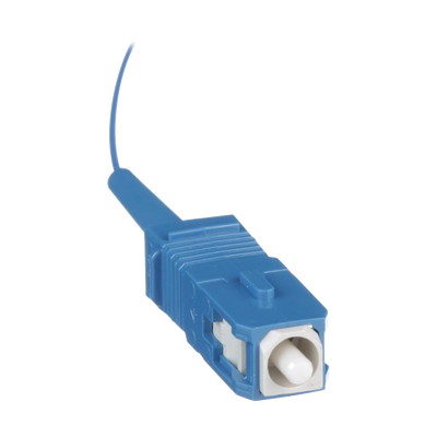 Pigtail de Fibra Óptica SC Simplex, Monomodo OS2 9 125, 900um, Color Azul, 1 Metro