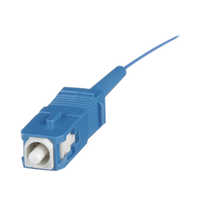 Pigtail de Fibra Óptica SC Simplex, Monomodo OS2 9 125, 900um, Color Azul, 2 Metros