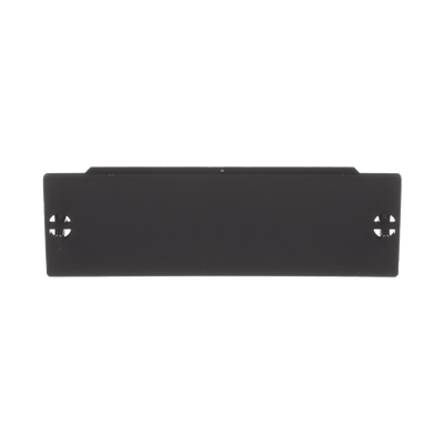 Placa Ciega FAP, Para Reservar Espacio de Uso Futuro en Paneles de Fibra Óptica, Color Negro
