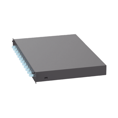 Distribuidor de Fibra Óptica, Con 12 Conectores LC Duplex (24 Fibras), Para Fibra Multimodo OM3 OM4, 1 UR