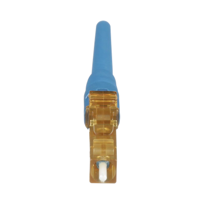 Conector de Fibra Óptica LC Simplex OptiCam, Monomodo 9 125 OS2, Pre-pulido, Color Azul