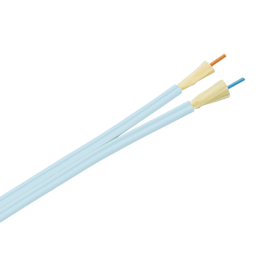 Cable de Fibra Óptica de 2 hilos, Multimodo OM3 50 125 Optimizada, Interior, Tight Buffer 900um, No Conductiva (Dieléctrica), OFNP (Plenum), Precio Por Metro