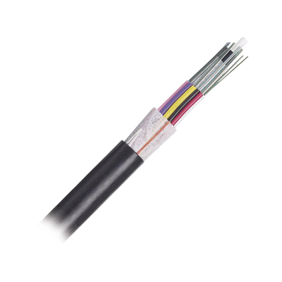 Cable de Fibra Óptica 12 hilos, OSP (Planta Externa), No Armada (Dieléctrica), MDPE (Polietileno de Media densidad), Multimodo OM4 50 125 Optimizada, Precio Por Metro