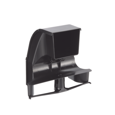 Bajada Para Canaleta FiberRunner™, Uso con Medidas 4x4, 6X4, 12X4, o 24X12, Con Reducción a 4X4, Color Negro