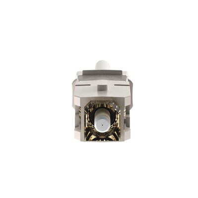 Conector de Fibra Óptica SC Simplex OptiCam, Multimodo 62 125 OM1, Pre-pulido, Color Beige