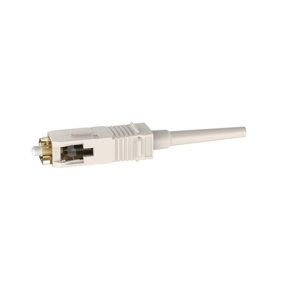 Conector de Fibra Óptica SC Simplex OptiCam, Multimodo 62 125 OM1, Pre-pulido, Color Beige