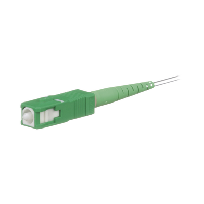 Conector de Fibra Óptica Tipo Splice-On, Monomodo SC APC, Para Fibra de 250 900um, Color Verde