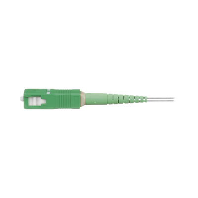 Conector de Fibra Óptica Tipo Splice-On, Monomodo SC APC, Para Fibra de 250 900um, Color Verde