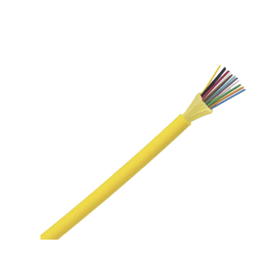 Cable de Fibra Óptica de 12 hilos, Monomodo OS2 9 125, Interior, Tight Buffer 900um, No Conductiva (Dieléctrica), OFNP (Plenum), Precio Por Metro