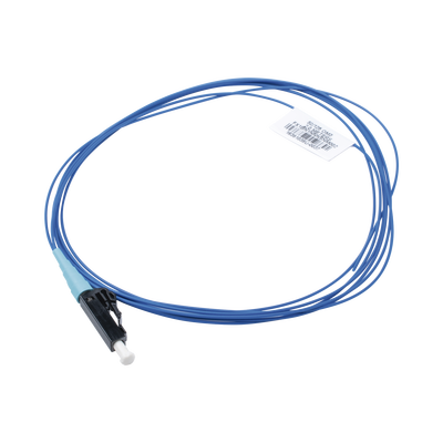 Pigtail de Fibra Óptica LC Simplex, Multimodo OM3 50 125, 900um, Color Aqua, 1 Metro