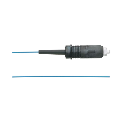 Pigtail de Fibra Óptica SC Simplex, Multimodo OM3 50 125, 900um, Color Aqua, 1 Metro