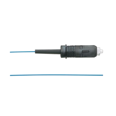 Pigtail de Fibra Óptica SC Simplex, Multimodo OM4 50 125, 900um, Color Aqua, 1 Metro