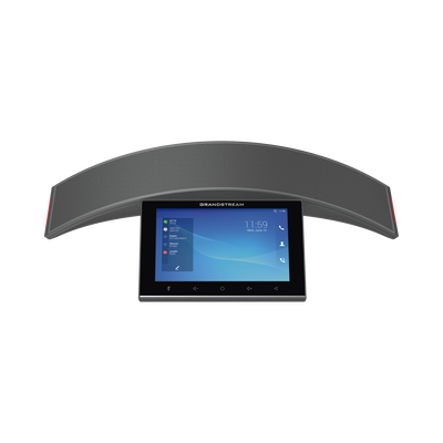Teléfono - Audioconferencias IP Android 10, 12 líneas SIP con 12 cuentas, pantalla táctil  8", puertos Gigabit, Wi-Fi, Bluetooth, PoE, codec Opus, IPV4 IPV6 con gestión en la nube GDMS