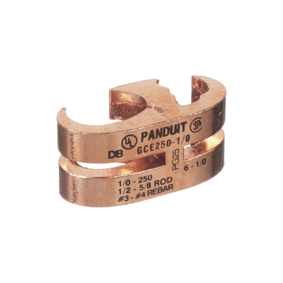 Conector de Conexión a Tierra tipo "E" para Conductor 1 0 AWG STR – 250 KCMIL (70–120mm²) MAIN y TAP