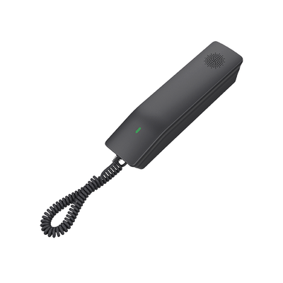 Teléfono IP Hotelero Wi-Fi, 2 líneas SIP con 2 cuentas, codec Opus, IPV4 IPV6, color negro, con gestión en la nube GDMS