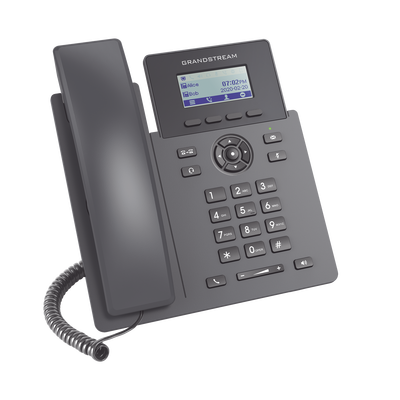Teléfono IP Grado Operador, 2 líneas SIP con 2 cuentas, PoE, codec Opus, IPV4 IPV6 con gestión en la nube GDMS