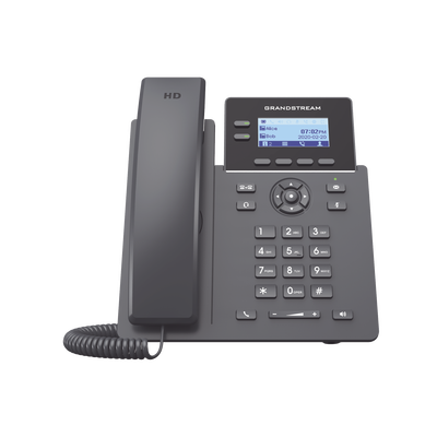 Teléfono IP Wi-Fi Grado Operador, 2 líneas SIP con 4 cuentas, codec Opus, IPV4 IPV6 con gestión en la nube GDMS